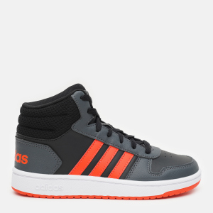 Кеди дитячі Adidas Hoops Mid 2.0 K GZ7768 35 Cblack/Solred/Gresix (4064049104453) в Івано-Франківську