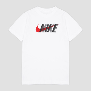 Футболка дитяча Nike U Nsw Tee Swoosh DC7796-100 128-134 см (S) Біла (194502788914)