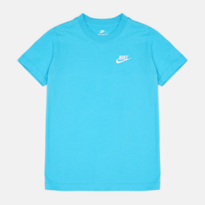 Футболка дитяча Nike B NSW Tee Emb Futura AR5254-447 134-140 см S Блакитна (0195240912371)