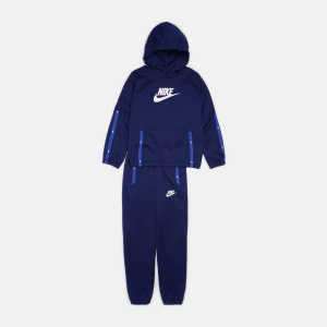 Спортивний костюм дитячий Nike U NSW Tracksuit Poly Pack Hook DD8552-492 134-140 см S Синій (0195238050764)