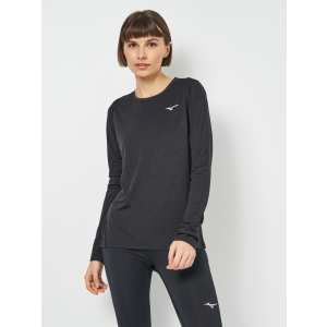 Спортивный лонгслив Mizuno Impulse Core LS Tee J2GA772209 L Черный (5054698297667) ТОП в Ивано-Франковске