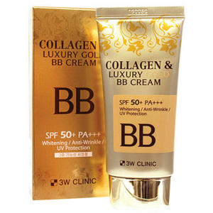 ВВ-крем для обличчя 3W Clinic Collagen & Luxury Gold BB Cream SPF50+/PA+++ 50 мл (8809331318875) в Івано-Франківську