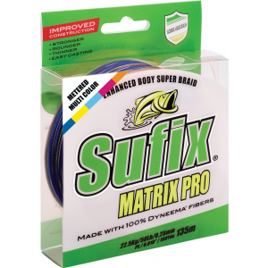 Шнур Sufix Matrix Pro 250 м 0.12 мм 8.1 кг PE0.6 18 LB Multi (DS1CB0148uDC2P) лучшая модель в Ивано-Франковске