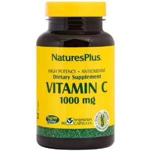 Витамин C, Vitamin C, 1000 мг, Nature's Plus, 90 вегетарианских капсул (097467023123) ТОП в Ивано-Франковске