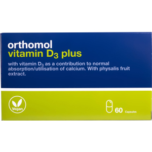 Витамины и минералы Orthomol Vitamin D3 Plus new для костного скелета и структуры костей (4260022694601) ТОП в Ивано-Франковске