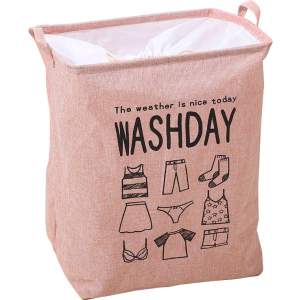 Корзина складная для белья и игрушек Organizers Washday Розовая (2000992409612) ТОП в Ивано-Франковске