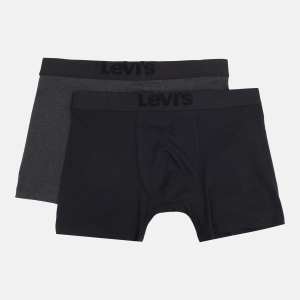 Трусы-шорты Levi's 100000396-001 XXL 2 шт Black (8718824883090) лучшая модель в Ивано-Франковске