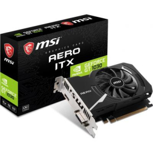 Відеокарта MSI GeForce GT1030 2048MB AERO ITX OC (GT 1030 AERO ITX 2GD4 OC). 53761 в Івано-Франківську