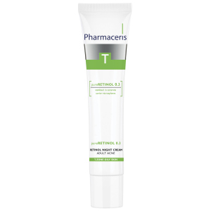 Нічний крем із ретинолом Pharmaceris T Pure Retinol 0.3% 40 мл (5900717140073) ТОП в Івано-Франківську