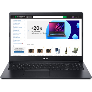 Ноутбук Acer Aspire 3 A315-34-P1VK (NX.HE3EU.05D) Charcoal Black краща модель в Івано-Франківську