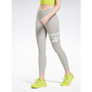 Спортивные леггинсы Reebok Ri Bl Cotton Leggin GR9377 S Mgreyh/White (4064057981312) рейтинг