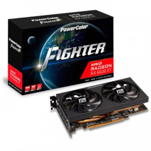 Відеокарта PowerColor AMD RX 6600 XT Radeon Fighter 8Gb (AXRX 6600XT 8GBD6-3DH) в Івано-Франківську