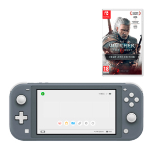 Набір Консоль Nintendo Switch Lite 32GB Grey Новий + Гра Nintendo Switch Witcher 3 Wild Hunt Complete Edition Англійська Версія Новий ТОП в Івано-Франківську