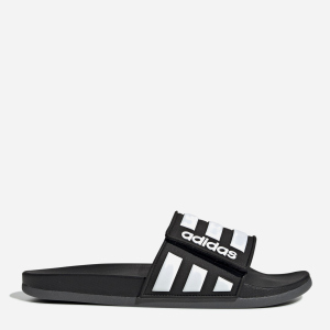 Шльопанці Adidas Adilette Comfort AD EG1344 42 (8UK) 26.5 см Cblack/Ftwwht/Gresix (4062053213994) краща модель в Івано-Франківську