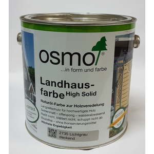 Непрозрачная краска для наружных работ OSMO LANDHAUSFARBE 2735 – (дымчато-серая) 2.5 л. лучшая модель в Ивано-Франковске