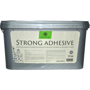 Клей для важких шпалер Kolorit Strong Adhesive 10 кг Білий (IG6546546867) ТОП в Івано-Франківську