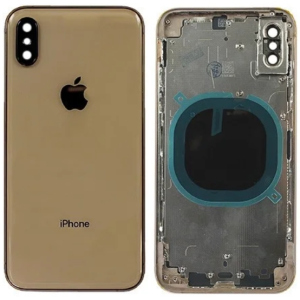 Кришка задня iPhone XS Max із рамкою Gold Copy ТОП в Івано-Франківську