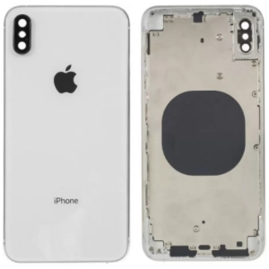 Кришка задня iPhone XS із рамкою Silver Copy ТОП в Івано-Франківську