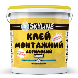 Клей монтажный акриловый универсальный SkyLine 12 кг ТОП в Ивано-Франковске