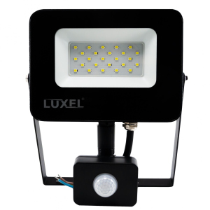 Прожектор LED 20W з датчиком руху Luxel (LPES-20C) ТОП в Івано-Франківську