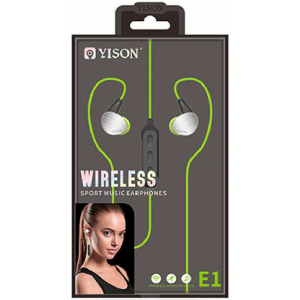 Stereo Bluetooth Headset Yison E1 Green ТОП в Івано-Франківську