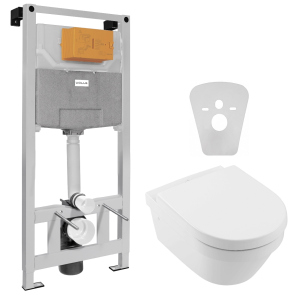 Инсталляция VOLLE Master Neo 201010 + унитаз VILLEROY & BOCH Architectura New DirectFlush 4694HR01 с сиденьем Soft Close дюропласт ТОП в Ивано-Франковске