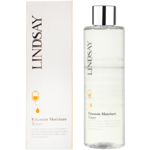 Зволожуючий тонік для зняття макіяжу Lindsay Vitamin Moisture Toner 250 мл (8809371144533) ТОП в Івано-Франківську