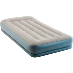 Надувне ліжко Intex Mid-Rice Airbed 99 х 191 х 30 см Сіра (64116)