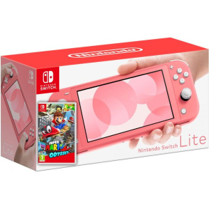 Nintendo Switch Lite Coral + Гра Super Mario Odyssey (російська версія) в Івано-Франківську