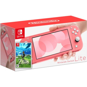 Nintendo Switch Lite Coral + Гра The Legend of Zelda: Breath of the Wild (російська версія)