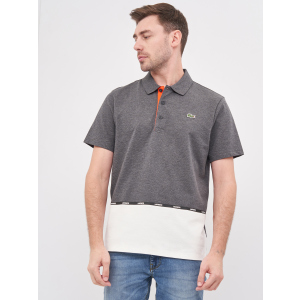 Поло Lacoste YH1539-H17 S (T3) Gray/White (3614039997322)