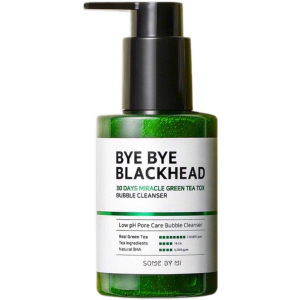 Маска-пенка от черных точек Some By Mi Bye Bye Blackhead 30 Days Miracle Green TeaTox Bubble Cleanser 120 г (8809647390244) ТОП в Ивано-Франковске