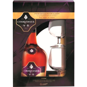 Коньяк Courvoisier VS 0.7 л 40% + 2 келихи (5010696004379) в Івано-Франківську