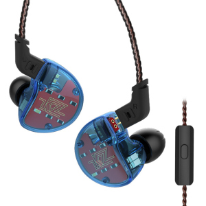 купити Гібридні навушники Knowlege Zenith KZ ZS10 з мікрофоном Blue