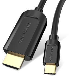 Адаптер-кабель Vention Type-C - HDMI 2 м Black (64619779/CGUBH) ТОП в Ивано-Франковске