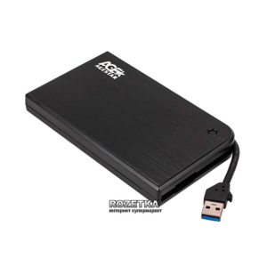 Внешний карман Agestar для HDD 2.5" USB3.0 (3UB 2A14 Black) лучшая модель в Ивано-Франковске