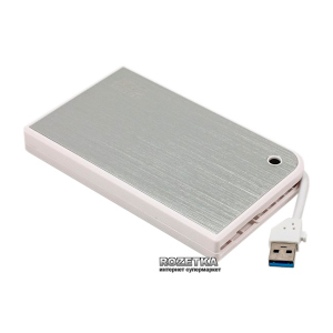 Зовнішня кишеня Agestar для HDD 2.5 USB3.0 (3UB 2A14 White)