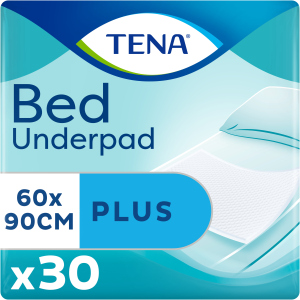 Одноразові пелюшки, що вбирають Tena Bed Plus 60x90 см 30 шт (7322540800760) ТОП в Івано-Франківську