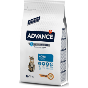 Сухий корм для дорослих котів та кішок Advance Adult Chicken &amp; Rice 1.5 кг (8410650151946) краща модель в Івано-Франківську