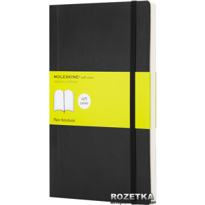 хороша модель Нотатник Moleskine Classic 13 х 21 см 192 сторінки без лінівки Чорна (9788883707209)