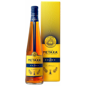 Бренді Metaxa 5* 0.7 л 38% у подарунковій упаковці (5202795120054) краща модель в Івано-Франківську