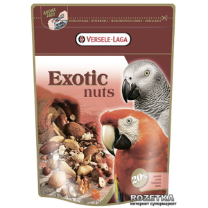 Корм для крупных попугаев Versele-Laga Prestige Exotic Nut Mix зерновая смесь 0.75 кг (5410340217825) ТОП в Ивано-Франковске