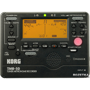 Тюнер-метроном Korg TMR-50-BK (210624) рейтинг