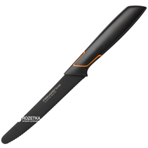 Кухонний ніж Fiskars Edge для томатів 13 см Black (1003092) краща модель в Івано-Франківську