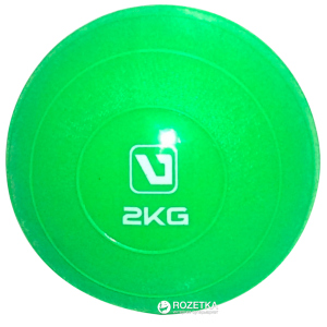 Медбол LiveUp Soft Weight 2 кг Green (LS3003-2) в Ивано-Франковске