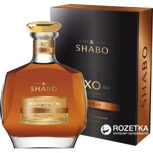 Бренді витриманий Shabo XO 15 років витримки 0.5 л 40% у подарунковій упаковці (4820070403398) ТОП в Івано-Франківську