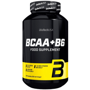 Амінокислота Biotech BCAA + B6 200 таблеток (5999076234073)