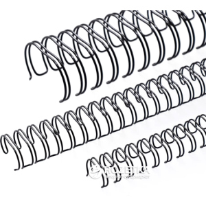 Металеві пружини bindMARK 12.7 мм 100 шт Чорні (20000472520) ТОП в Івано-Франківську
