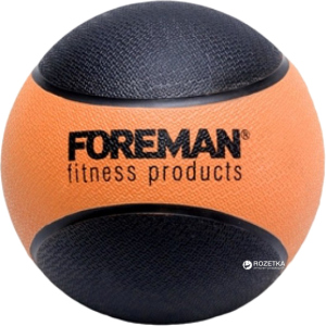 Набивной мяч медбол Foreman Medicine Ball 1 кг Black-Orange (FMRMB1) ТОП в Ивано-Франковске