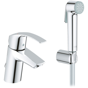 Смеситель для раковины GROHE Eurosmart 23124002 с душевым набором ТОП в Ивано-Франковске